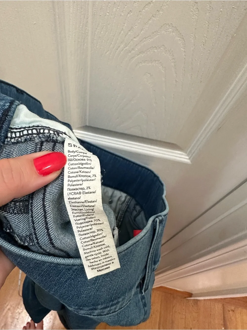 Spanx SPANXshape® EveryWear Pull-On Flare Jeans blue 1x